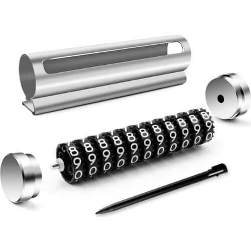 Car Decorations Metal Card for Temporary Parking with Rotate Phone Number for SUV Travelling Vehicle Tool G5AD