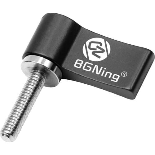 BGNING Stainless Steel 304 L Shape Wrench 17mm 20mm Thread Adjustable M4/M5/1/4" Screw Handle Clamp Locking Adapter