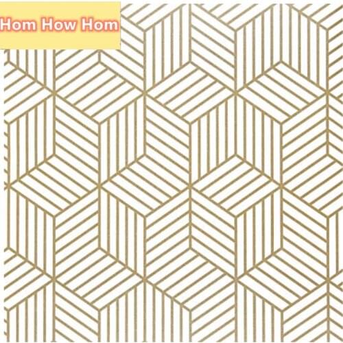 Home Hexagon Peel and Stick Wallpaper Self Adhesive Contact Paper Removable Film For Living Room Bedroom Wall Decor