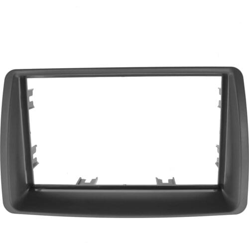 Double Din Fascia For FIAT Panda 2003- 2012 Radio Stereo Panel Dash Mount Installation Trim Kit Frame Plate Bezel
