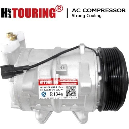 DKS17CH AC COMPRESSOR For Nissan Patrol Y61 Terrano Pathfinder Navara D22 01-06 5C070-45010 92600-VK110 92600-VC900 506012-0390