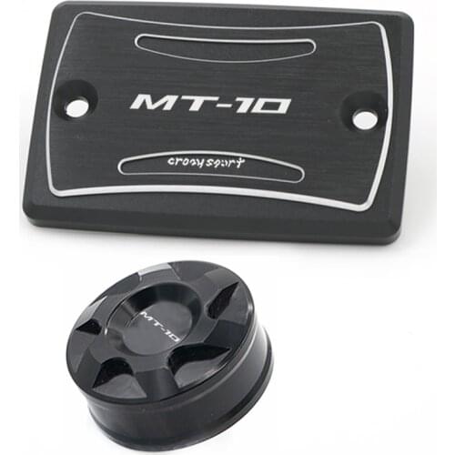 Motorcycle Lid For YAMAHA MT10 FZ10 Front Brake Reservoir Cover MT 10 FZ Motorcycle Cylinder Oil Fluid Cap Logo Red Black Blue