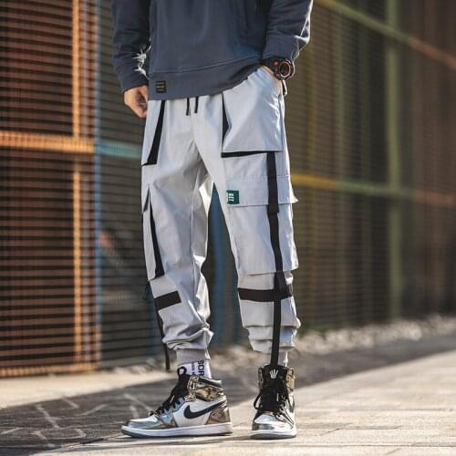 HCXY 2019 Mens autumn and Winter Pants Thick Warm Cargo Pants Casual Loose Fur Trousers Pockets Overalls pants for men