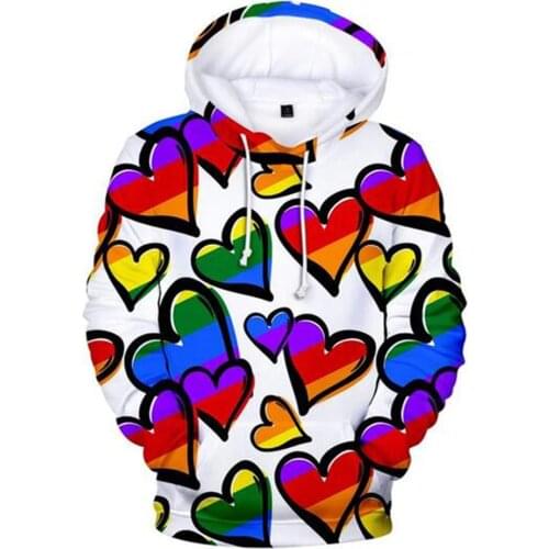 New Aikooku LGBT Love Hoodies Men/women LGBT Pride Harajuku Funny Mens Hoodies Lesbian Gay Sweatshirt LGBT Flag Clothes