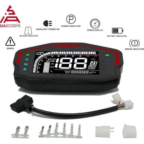 New adjustable DKD LIN CAN-BUS communication optional Electric Scooter LCD Instrument Speedometer Display for VOTOL controller