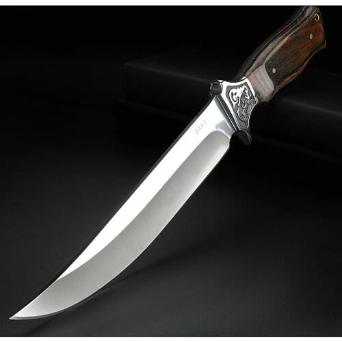 Outdoor self-defense camping hunting knife multifunction short knife rescue knife EDC fixed blade knife