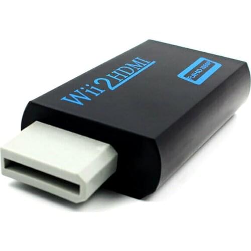DOONJIEY 3.5mm Audio for Wii to HDMI Full HD 1080P Adapter Converter for HDTV Accessories