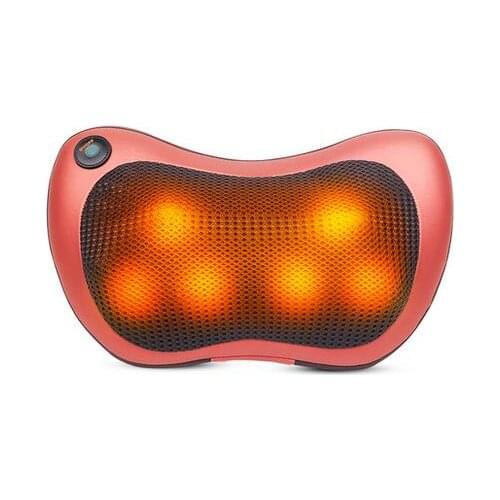Upgrade to household vehicle amphibious neck massager neck lumbar back shoulder massage pillow cushion for leaning on