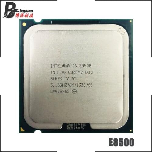 Intel Core 2 Duo E8500 3.1 GHz Dual-Core CPU Processor 6M 65W 1333 LGA 775