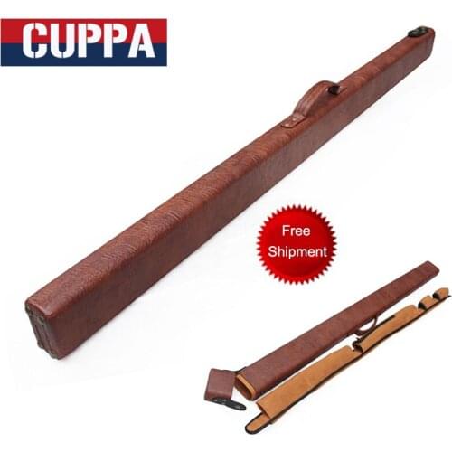 High Quality Cuppa PU Leather 3/4 Snooker Cue Case Billiard Snooker Accessories 123cm Length China 2016 New