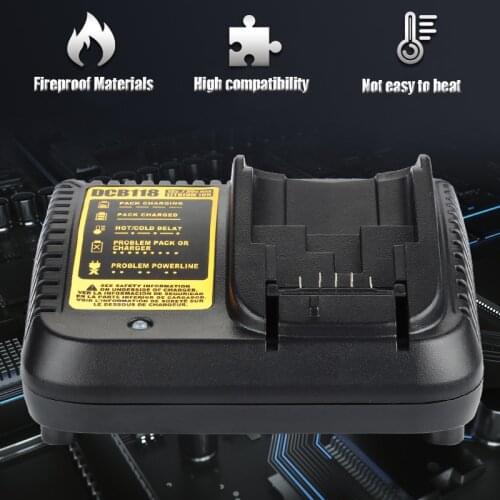 For Dewalt DCB118 10.8V 12V 14.4V 18V Li-ion Battery Charger 3A DCB101 DCB120 DCB115 DCB107 DCB105 DCB140 DCB201 DCB200 DCB206
