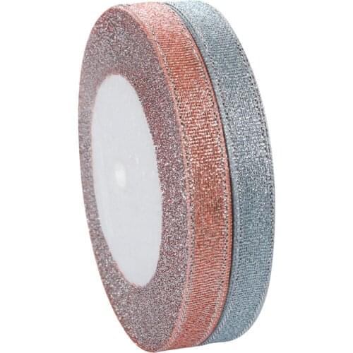 9mm 25yard/22m/Roll Glitter Onion Ribbon Chrismas Wedding Decor Cake Candy Wrap Materials Box Package Belt DIY Accessories