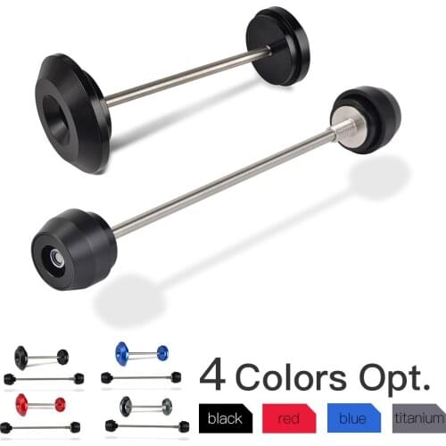 Aluminum Delrin Motorcycle Front Rear Axle Sliders for BMW R 1200 GS Adventure 2013-2018 1250 GS 2019-2020