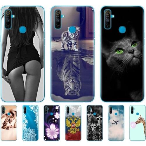 For Realme C3 Case Soft Silicon TPU Back cover For OPPO Realme C3 RMX2020 Coque Capa Funda 6.5inch full 360 Protective fundas