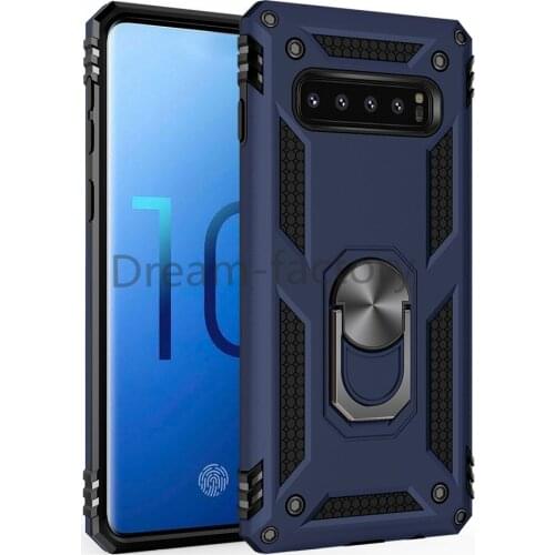 500PCS Dual Layer Ring Holder Magnetic Car Holder Shockproof Armor Case Cover for Samsung Galaxy A10 A30 A40 A50 A70 M10 M20 A6