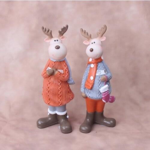 Nordic Style Deer Home Decoration Resin Crafts Home Furnishings Living Room Bedroom Decorations Furnishings Gifts