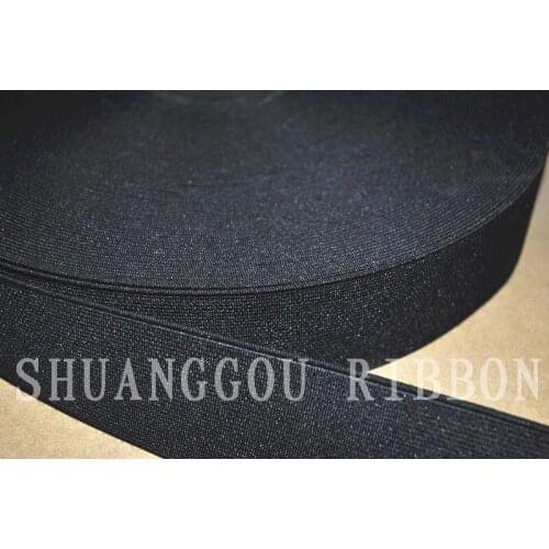 Stretchrite 1.2''(3cm) by 40meters Elastic Cord.black