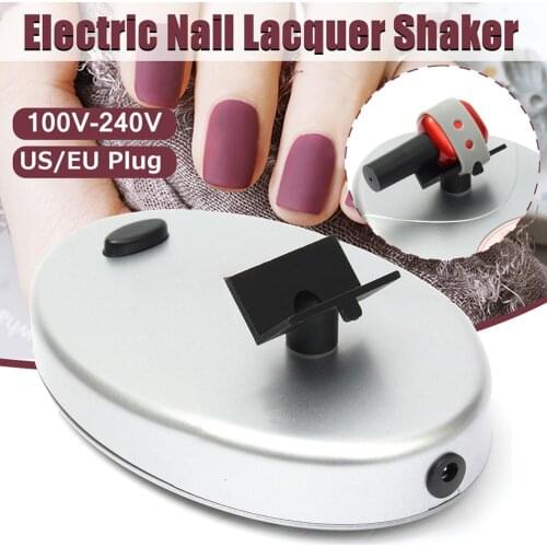 EU Electric Adjustable Nail Polish Shaker Gel Nail Polish Ink Paint Shaking Device Liquid Bottle Anti Caking Shaking Machine
