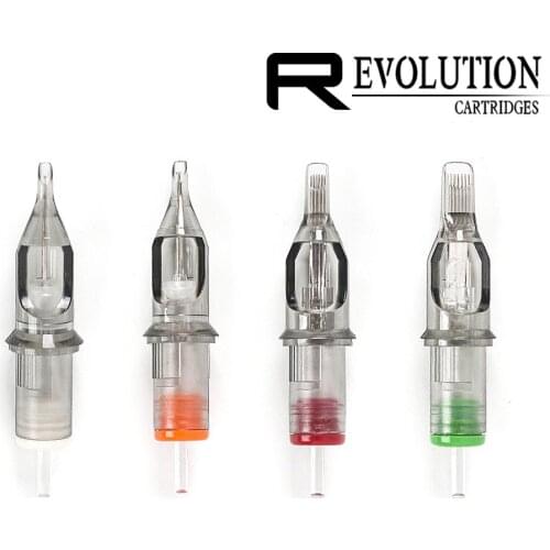 EZ Revolution Cartridge Tattoo Needles Kits 100 Pcs Assorted RL RS M1 CM for Machine Kit Tattoo Supply 100 pcs /lot