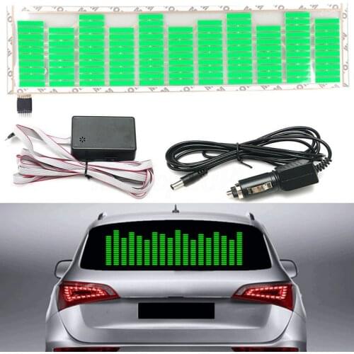 JXLCLYL 45*11cm Car Music Rhythm LED Flash Light Sound Activated Equalizer Sticker