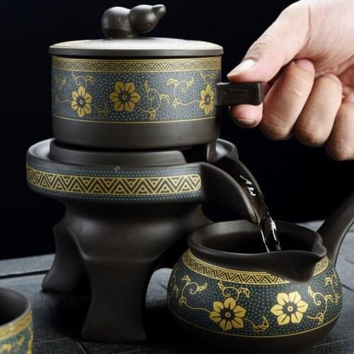 Lazy Semi-Or Full-Automatic Kung Fu Tea Set Cup Used in Home Creative Set Tea Set
