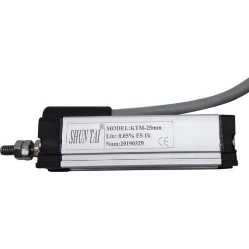 Mini KTM-25MM 10mm 15mm travel electronic ruler linear displacement LVDT sensor for Injection molding machine