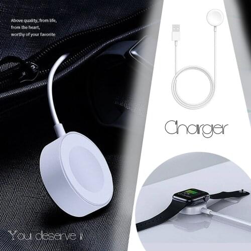 Magnetic Charger For Apple Watch Iwatch 3/2/1 Magnetic Cable 38 & 42mm Charger Charging Dock Portable Charger Smart Accessories
