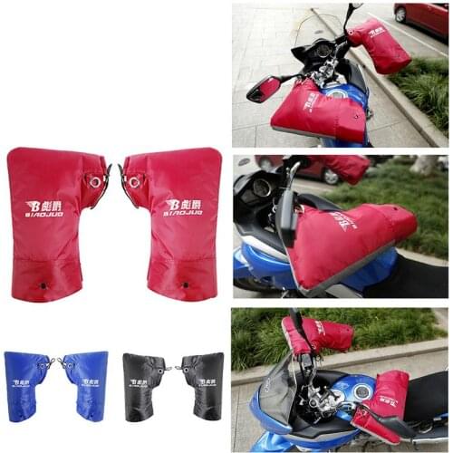 Motorcycle Gloves Warm Thickening Extra Large Gloves For Motorcycle Handlebar And Electric Bicycle Handlebar In Winter