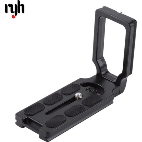 MPU105 For Nikon D7200 D5200 D810a D800 D750 D610 DSLR Camera Tripod Head Universal Aluminum Alloy Quick Release Plate L Bracket