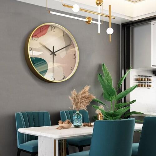 Nordic Simple Wall Clock Hands Modern Design Luxury Creative Silent Digital Wall Clock Living Room Horloge Home Decoration 50