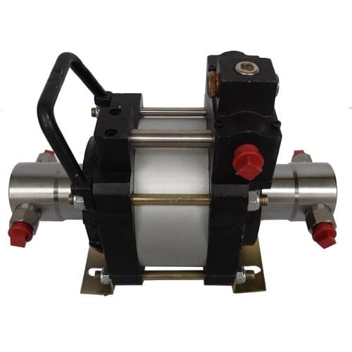 Low price free shippingModel :AHD10 1100 psi /80 Bar Maximum output double acting Pneumatic driven water pressure testing pump