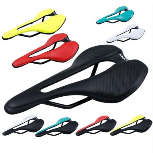 EC90 Nylon Fiber Seat Cushion Road Bike Seat Artificial Learning Mountain Bike Saddle Seat Cushion Accessories New Road Bicycles
