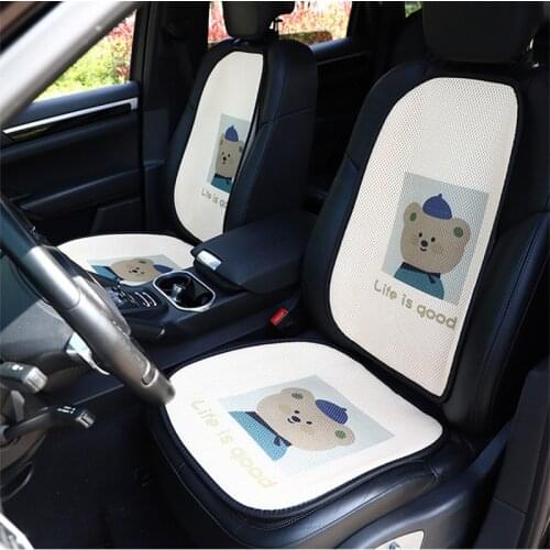 2021 New High Quality Printed 3D Breathable Mesh Car Backrest Cushion Car Seat Cushion Decorations