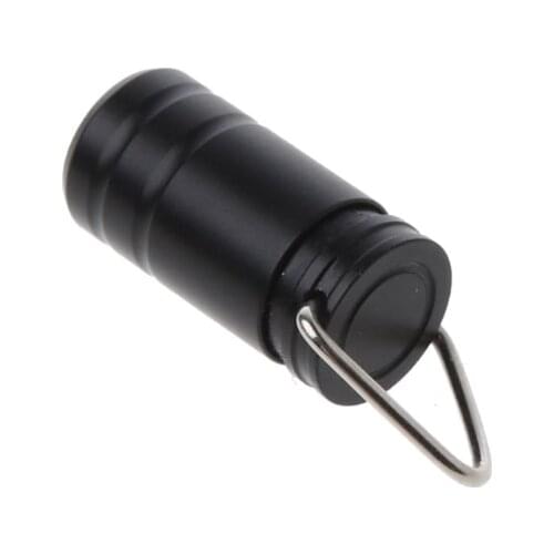 Protable Super Tiny Keychain Flashlight Smallest Bright Key Ring Light Torch U2JF
