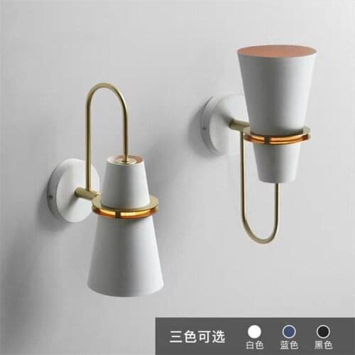 Simple Bedside Clarion Led Wall Lamp Personality Coffee Shop Bathroom Mirror Aisle Balcony Decoration Wall Lighting Fixtures