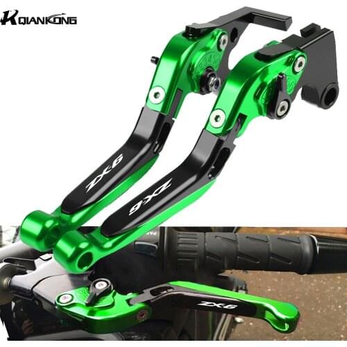 Motorcycle CNC Adjustable Brake Clutch Levers Handle Handbar For Kawasaki ZX-6 1990-1999 1998 1997 1996 1995 1994 1993 1992 1991