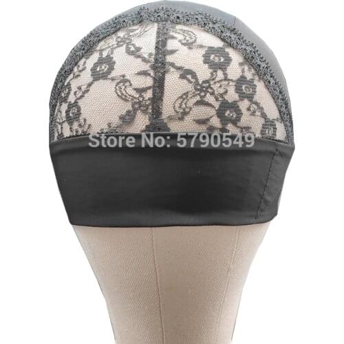 Silk-headband wig-band-caps Half-wig-caps with wig band wig grip caps