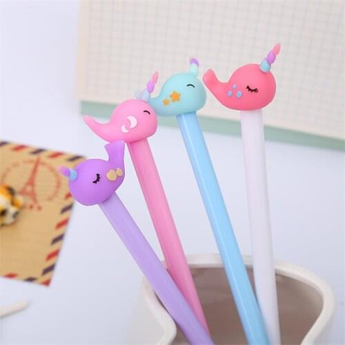 Cute Cartoon dolphin animal gel pen writing pens stationery canetas material escolar school supplies papelaria