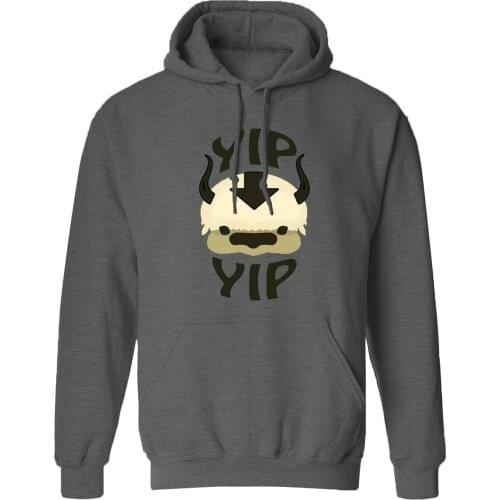 The Last Airbender YIP YIP Mens Hooded Casual Harajuku Sweatshirts and Hoodie Leisure Hipster Clothes Tops Fashion Hip Hop Homme