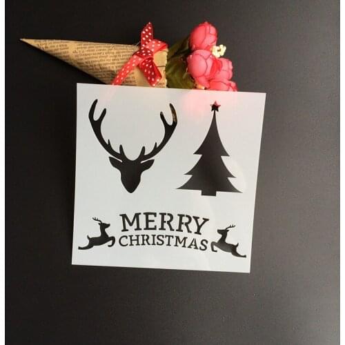 1Pcs 13*13cm Scapbook Stencil Cake Decorating Tool scrapbooking DIY Decorating Stencil Fondant Pattern Printing Spray Template