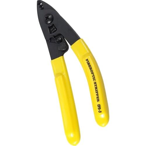 Comfort grip 2PCS/lot CFS-3 Dual-port Three-port Fiber Optical Pliers/ Wire strippers FTTH Tools Optical Fiber Stripping Pliers