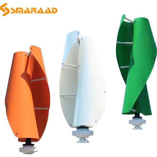 Vertical Wind Turbine Permanent Magnet Generator Three Phase 1000w 1kw 2000w 2kw 24v48v Vertical Axis Windmill With Controller