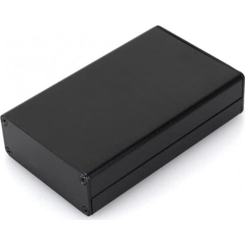 Waterproof Aluminum Junction Box DIY Amplifier Enclosure PCB Instrument Project Case Black 80x50x20mm