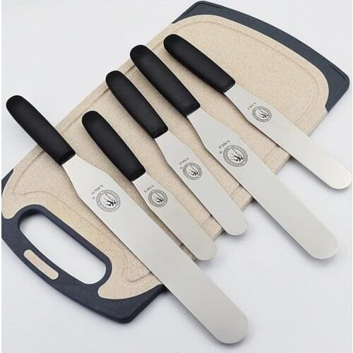 Yanmark cake spatula stainless steel straight snout cake cream spatula 6 inch multi specification baking tool straight snout