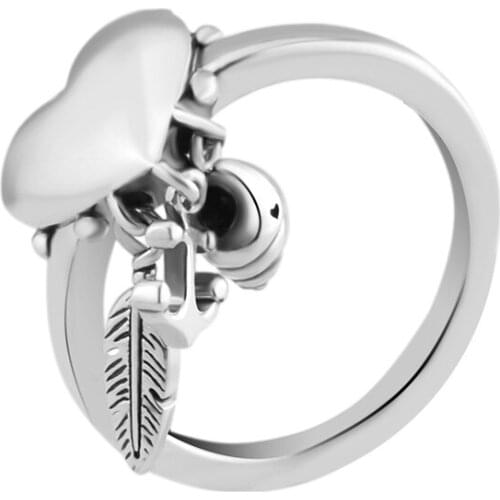 Ring Spiritual Symbols Silver Rings For Women Men Anel Feminino 100% 925 Jewelry Sterling Silver Anillos Wedding