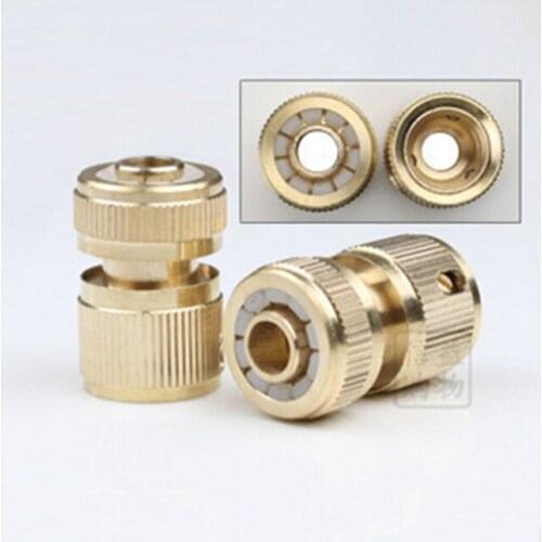 Car Clean Water Pipe Metal Copper Connector Adapters For Key Ring Faucet Adapter Auto Wash Water Gun Tail Connectors 1pcs