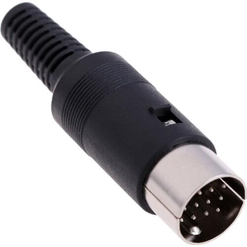 1PC DIN Plug 13 PIN Male Inline Audio Adapter Connector DIN-13P Plug Audio AV Connector For Keyboard Audio Computers
