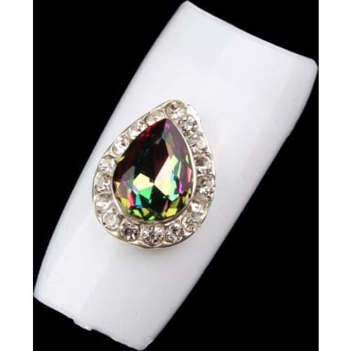 10pcs Crystal Rhinestone 3D Nail Art Charms Decorations Manicure Glitters DIY Salon