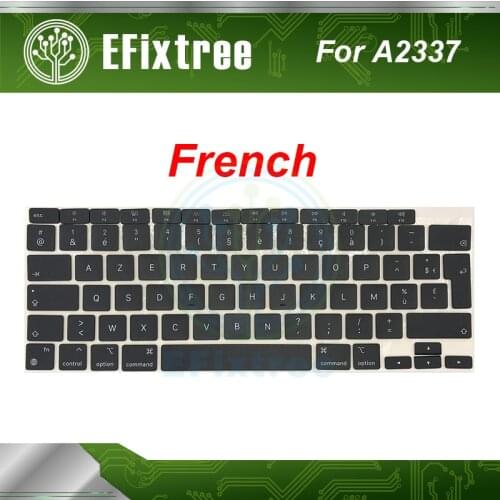 10pcs Laptop New A2337 Key Keycap Keys Cap French Scissor Repair For Apple Macbook Air Retina 13" M1 EMC 3598 2020 Year