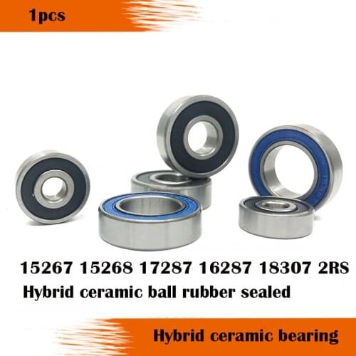 1 piece 15267 15268 17287 MR2437 6805n 163110 173110 2RS hybrid ceramic bearing si3n4 ball bottom bracket repair parts bearing
